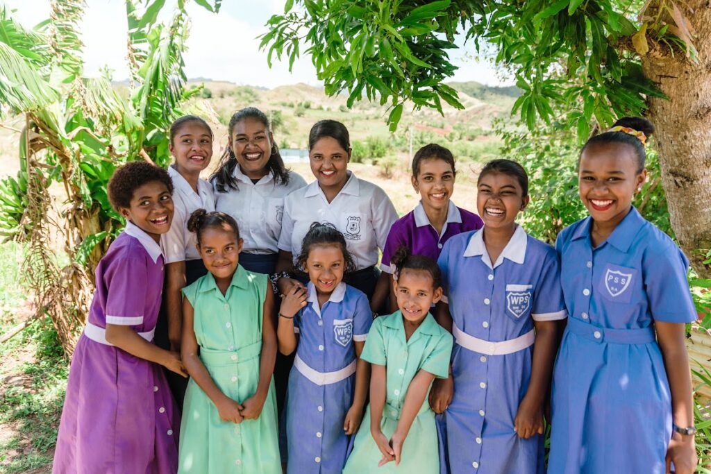 A Girl and Her World photo of students